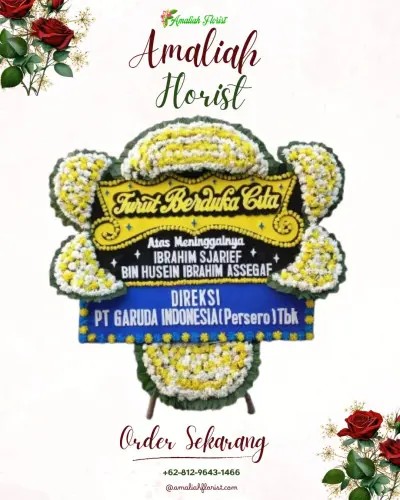 Papan Bunga Duka di Ciampea
